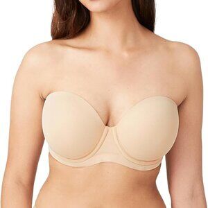 Wacoal Red Carpet Strapless Convertible Bra 32H 854119 Sand NWT